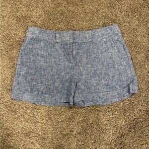 LOFT Chambray Blue Women's 4” Shorts